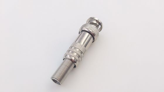 DC 4GHz Straight Male Coaxial Cable Connector / Coaxial Power Connector