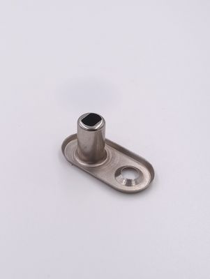 Metal Deep Drawn Metal Stamping Parts Iron Steel Nickel Plated 0.40mm Thickness