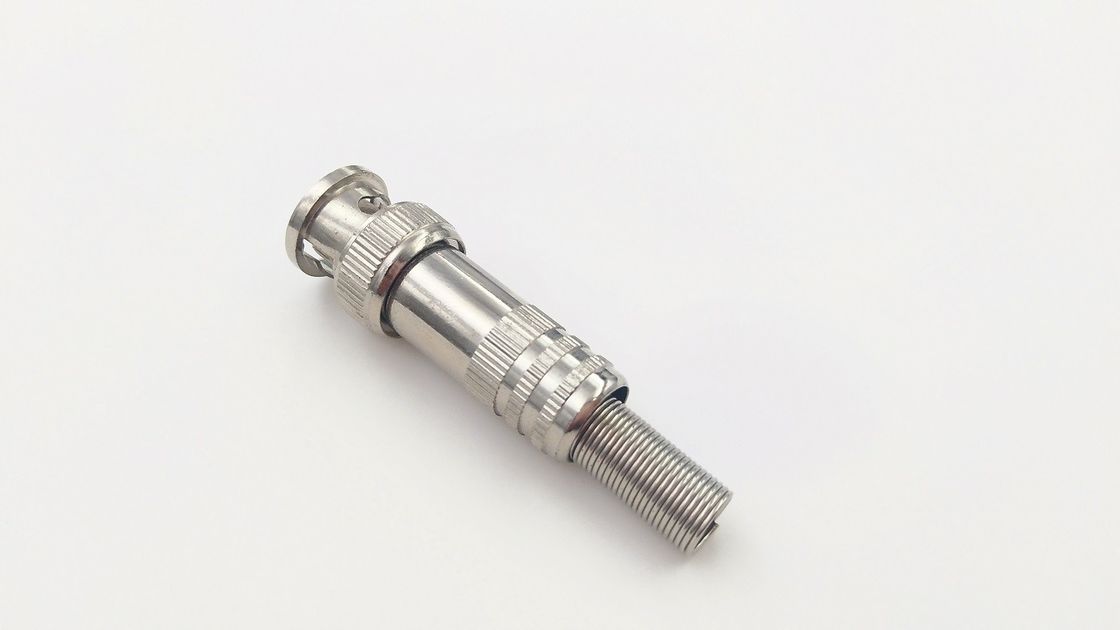 DC 4GHz Straight Male Coaxial Cable Connector / Coaxial Power Connector