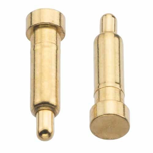 Brass Plated Gold Spring Loaded Pogo Pins High Durability Coaxial Pogo Pin
